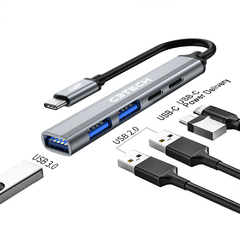 Hub USB-C 3.0 5 Portas HU-P300SI C3Tech na internet