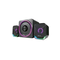 Subwoofer Gamer Hórus Knup KP-RO828 BT RGB 16W RMS 2.1 Canais Bluetooth/USB/MicroSD - WZetta: Pcs, Eletrônicos, Áudio, Vídeo e mais