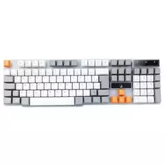 Teclado Semi Mecânico Rise Mode G1 White/Gray Rainbow - RM-TG-01-WG - WZetta: Pcs, Eletrônicos, Áudio, Vídeo e mais