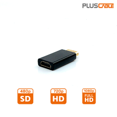 Adaptador Displayport/ HDMI ADP-DPHDMI10BK PlusCable - WZetta: Pcs, Eletrônicos, Áudio, Vídeo e mais