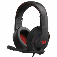 Headset Gamer Redragon Cronus Black Led RGB P2 C/ Adaptador P3 (Pega em Todas as Plataformas) - WZetta: Pcs, Eletrônicos, Áudio, Vídeo e mais