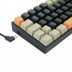 Teclado Mecânico 60% Redragon Lakshmi Orange/Black/Gray LED White Switch Brown - WZetta: Pcs, Eletrônicos, Áudio, Vídeo e mais