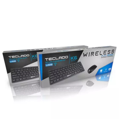 Kit Teclado e Mouse S/Fio MBtech K6 GB54349 na internet