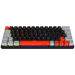 Teclado Mecânico 60% Pcyes Kuromori Black Vulcan Rainbow Switch Blue - WZetta: Pcs, Eletrônicos, Áudio, Vídeo e mais