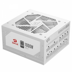 Fonte ATX 3.0 1000W PFC Ativo 80 Plus Platinum Redragon Full Modular White PCIe 5.0 - WZetta: Pcs, Eletrônicos, Áudio, Vídeo e mais