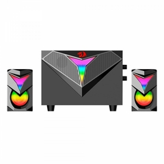 Caixa de Som Subwoofer Gamer Redragon Toccata RGB Stereo 2.0 USB 2.0 3.5mm 15W - WZetta: Pcs, Eletrônicos, Áudio, Vídeo e mais