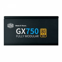 Fonte ATX 750W Real PFC Ativo 80 Plus Gold Cooler Master GX750 Full Modular - 5 Anos de Garantia - WZetta: Pcs, Eletrônicos, Áudio, Vídeo e mais