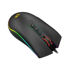 Mouse Gamer Redragon Cobra V2 RGB 12400 DPI 8 Botões Programáveis Black M711 V2 - WZetta: Pcs, Eletrônicos, Áudio, Vídeo e mais