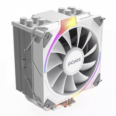 Air Cooler PCYES Frost Pulse White Ghost ARGB 120mm Intel/AMD LGA 1700 | AM5 HeatPipe:4 (6mm) TDP: 180W - PEFPARGBWG