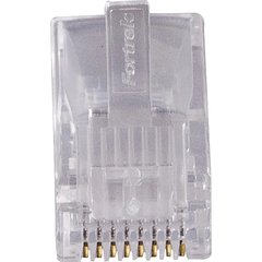 Conector Macho CAT5E RJ45 201 Fortrek - WZetta: Pcs, Eletrônicos, Áudio, Vídeo e mais