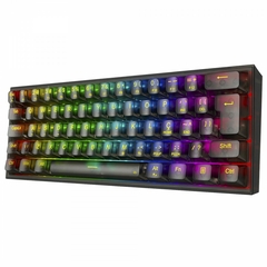 Teclado Mecânico 60% Redragon Fizz Clear RGB Switch Crystal - WZetta: Pcs, Eletrônicos, Áudio, Vídeo e mais