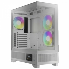 Gabinete Gamer Gamdias Atlas M1 White Com Painel Digital *Com 3 Fans ARGB* ATX, Micro-ATX e Mini-ITX - WZetta: Pcs, Eletrônicos, Áudio, Vídeo e mais