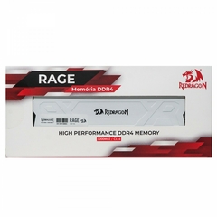 Memória Gamer DDR4 16GB 3200MHz Redragon Rage White GM-712 - WZetta: Pcs, Eletrônicos, Áudio, Vídeo e mais