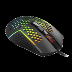 Mouse Gamer Redragon Reaping Black M987-K RGB 6 Botões 12400DPI - WZetta: Pcs, Eletrônicos, Áudio, Vídeo e mais