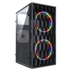 Gabinete Gamer Vinik Wave Preto c/ 2 Fans RGB Micro-ATX e Mini-ITX - Ggwacbk - WZetta: Pcs, Eletrônicos, Áudio, Vídeo e mais