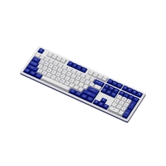 Kit Teclado e Mouse Sem Fio Gamer Akko MX108 Blue and White 2.4GHz/Bluetooth - WZetta: Pcs, Eletrônicos, Áudio, Vídeo e mais