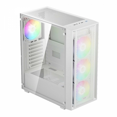 Gabinete Gamer Gamdias Aura GC2 Elite Vidro Temperado ATX Mid Tower RGB *Com 4 Fans* Sem Fonte White ATX, Micro-ATX, Mini-ITX - WZetta: Pcs, Eletrônicos, Áudio, Vídeo e mais