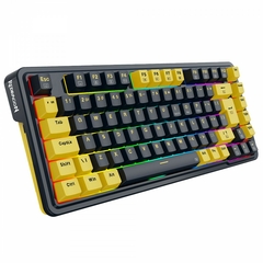 Teclado Mecânico 75% Redragon ELF Pro Black/Yellow RGB Switch Melt Gold - WZetta: Pcs, Eletrônicos, Áudio, Vídeo e mais