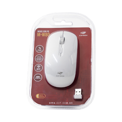 Mouse s/ Fio 2.4 Recarregável C3Tech M-W80WH Branco - WZetta: Pcs, Eletrônicos, Áudio, Vídeo e mais