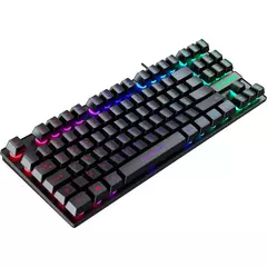 Teclado Semi Mecânico 80% Fortrek Fearless 80 TKL Rainbow - WZetta: Pcs, Eletrônicos, Áudio, Vídeo e mais