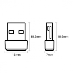 Adaptador Wi-Fi USB Tp-Link AC600 Dual Band 5GHz 433Mbps 2.4GHz 200Mbps - loja online