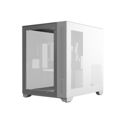 Imagem do Gabinete Gamer Pcyes Forcefield White Ghost *Sem Fan Led* - Micro-ATX e Mini-ITX
