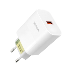 Carregador de Parede Vinik 3.0A 20W Branco Bivolt (1 USB) Quick Charge