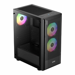 Gabinete Gamer Gamdias Aura GC6 Black *Com 3 Fans RGB* - ATX, Micro-ATX e Mini-ITX - loja online