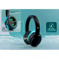 Headphone Bluetooth GT Zen ANC BT 5.3 - Autonomia 30H - Alcance 10M - Entrada AUX - WZetta: Pcs, Eletrônicos, Áudio, Vídeo e mais