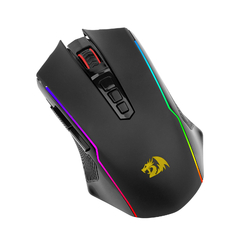 Imagem do Mouse Gamer Redragon Nix Wireless 10.000 DPI RGB 9 Botões Programáveis Preto M914-RGB