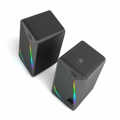 Caixa de Som Gamer Redragon Waltz RGB Stereo 2.0 3.5mm 2x5W Preto GS510 - loja online