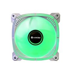 Cooler Fan Led RGB 120mm Hayom FC1380 White Molex - loja online