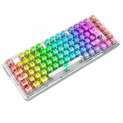 Teclado Mecânico 75% Redragon ELF Pro Clear RGB Bluetooth/Wireless Recarregável Switch Crystal - loja online