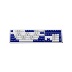 Kit Teclado e Mouse Sem Fio Gamer Akko MX108 Blue and White 2.4GHz/Bluetooth - loja online