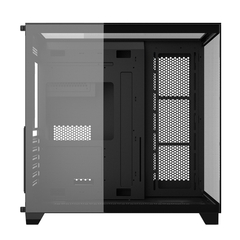 Gabinete Gamer Pcyes Forcefield Max Black Vulcan *Sem Fan* - ATX, Micro-ATX e Mini-ITX - loja online