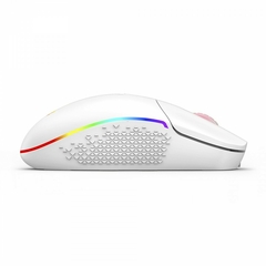 Mouse Gamer Redragon Invader Pro Wireless 10.000 DPI RGB 8 Botões Programáveis Pixart PMW3325 Branco M719W-RGB-PRO - loja online