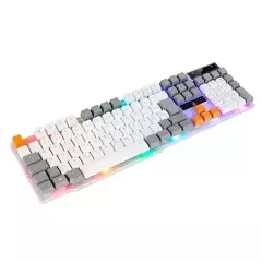 Teclado Semi Mecânico Rise Mode G1 White/Gray Rainbow - RM-TG-01-WG - loja online