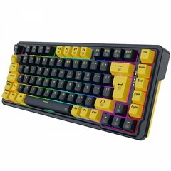 Teclado Mecânico 75% Redragon ELF Pro Black/Yellow RGB Switch Melt Gold - loja online