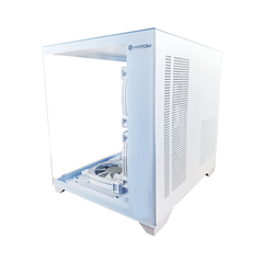 Gabinete Gamer Hayom White GB1791 *Com 4 Fans Led Rgb Controlável* - Micro-ATX e Mini-ITX - loja online