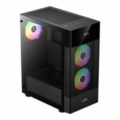 Gabinete Gamer Gamdias Aura GC5 Black Com Painel Digital *Com 3 Fans RGB* - ATX, Micro-ATX e Mini-ITX - loja online