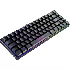 Teclado Semi Mecânico 65% Fortrek Fearless 65 Compact Rainbow - loja online