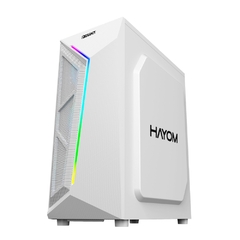 Gabinete Gamer Hayom White GB1733 *Com 4 Fans Led Rgb Controlável* - ATX, Micro-ATX e Mini-ITX - loja online