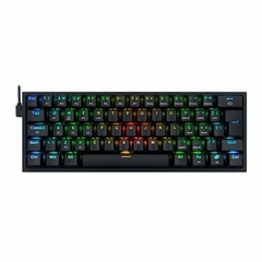 Teclado Gamer Mecânico Redragon Fizz Pro Rgb Black Bluetooth/Wireless Recarregável Switch Brown - loja online