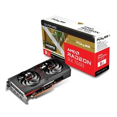 Placa de Vídeo AMD RX 7600 8GB DDR6 Sapphire Pulse Dual Fan 128 Bits Saída 3 Displayport, HDMI - loja online