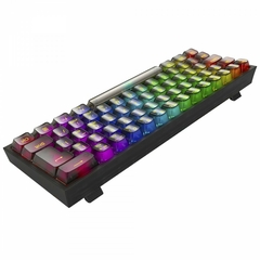 Imagem do Teclado Mecânico 60% Redragon Fizz Clear RGB Switch Crystal