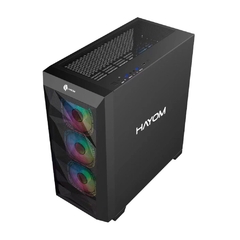 Imagem do Gabinete Gamer Hayom Full Tower GB1770 *Com 4 Fans Led Rgb Controlável* - E-ATX, ATX, Micro-ATX e Mini-ITX