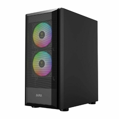 Imagem do Gabinete Gamer Gamdias Aura GC6 Black *Com 3 Fans RGB* - ATX, Micro-ATX e Mini-ITX