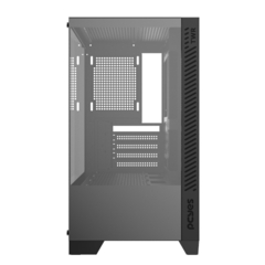 Imagem do Gabinete Gamer Pcyes Forcefield Twr Black Vulcan *Sem Fan* - Micro-ATX e Mini-ITX