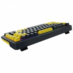 Imagem do Teclado Mecânico 75% Redragon ELF Pro Black/Yellow RGB Switch Melt Gold