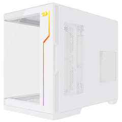 Imagem do Gabinete Gamer Redragon Wideload Extreme White CA-605W *Sem Fan* - ATX, Micro-ATX e Mini-ITX